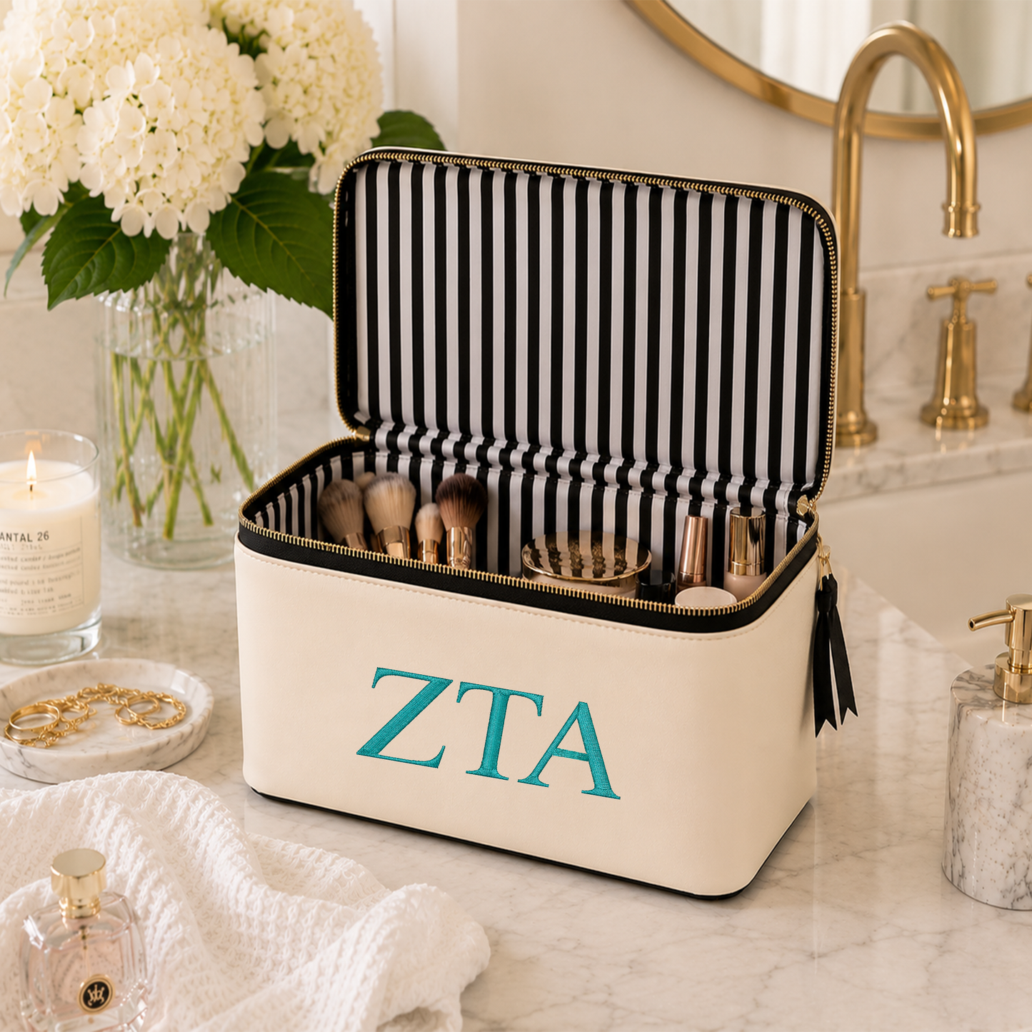 Zeta Tau Alpha Classic Cosmetic Case