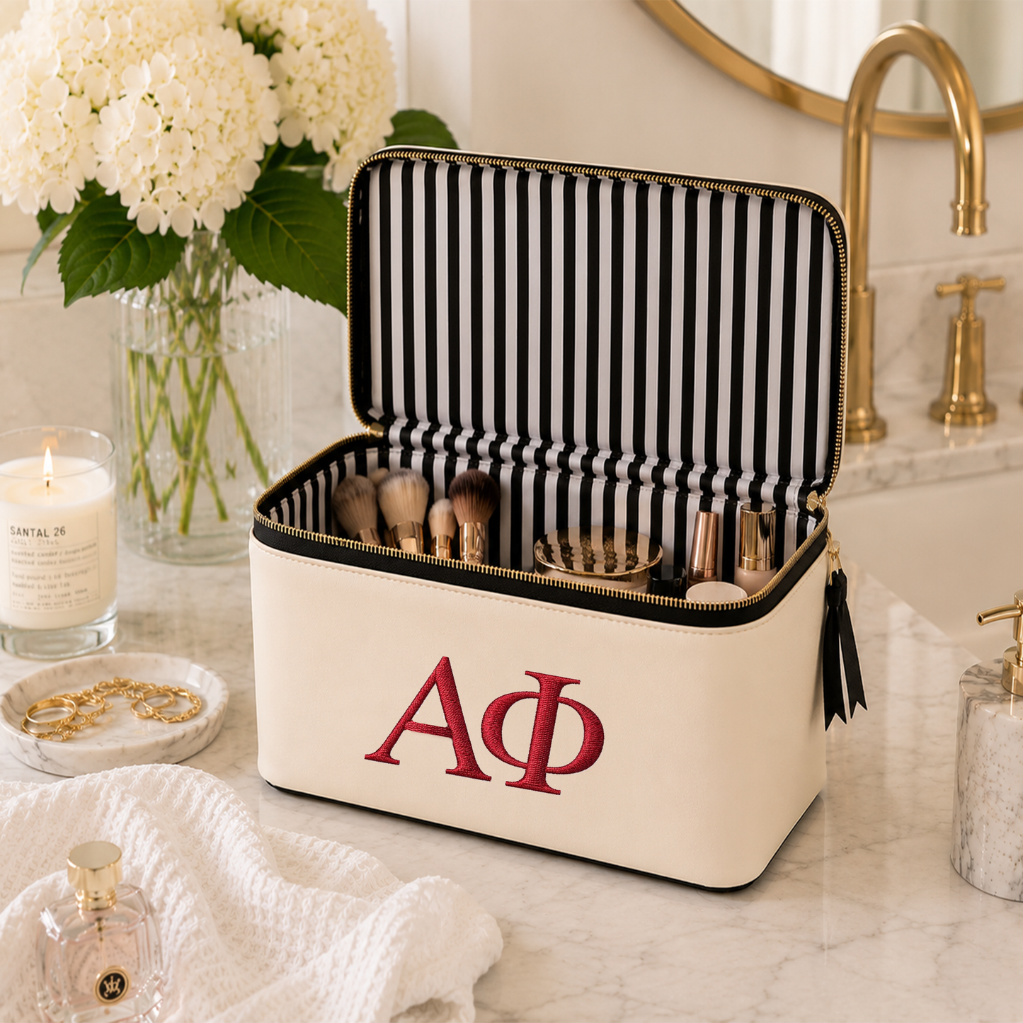 Alpha Phi Classic Cosmetic Case