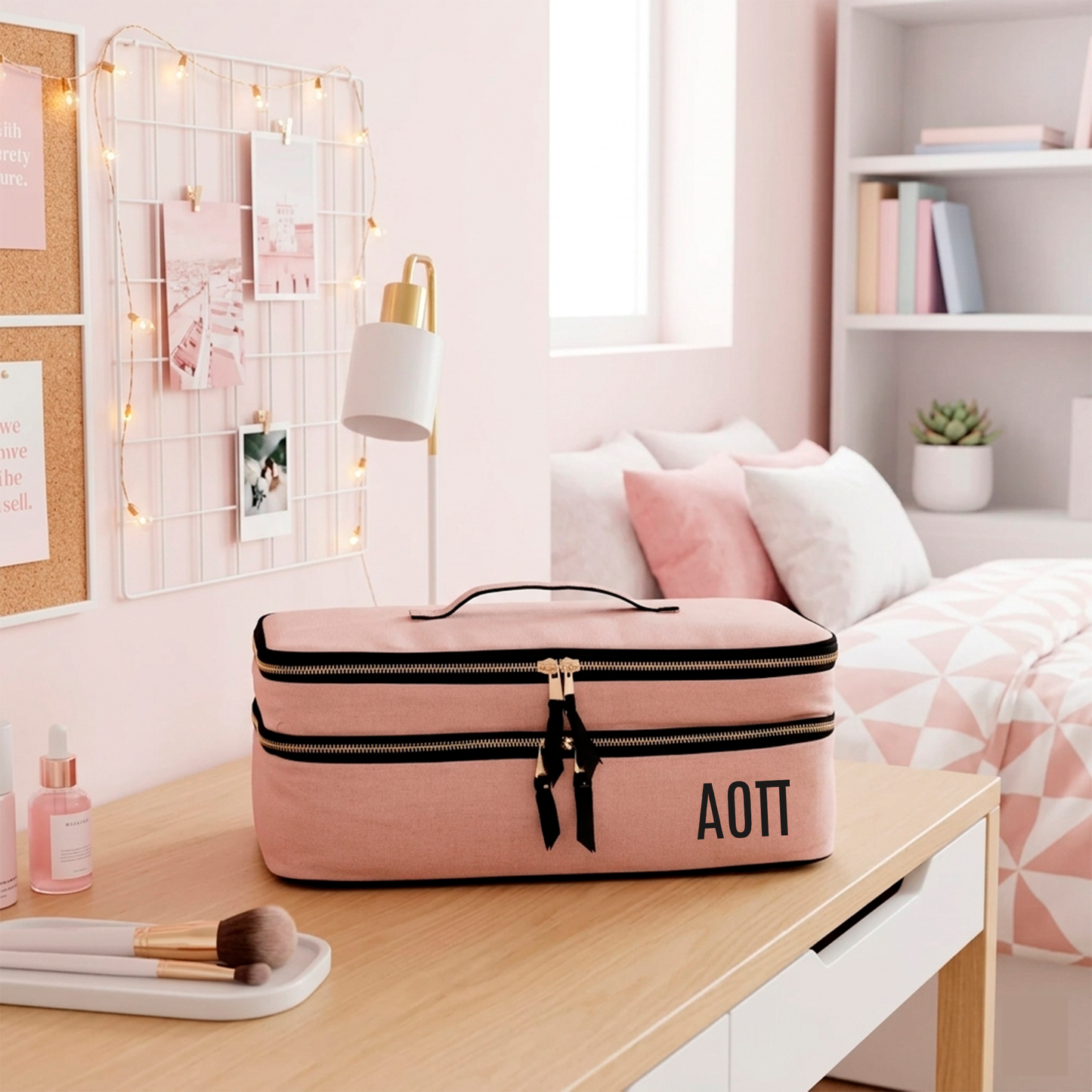 Alpha Omicron Pi Signature Hair Tool Case