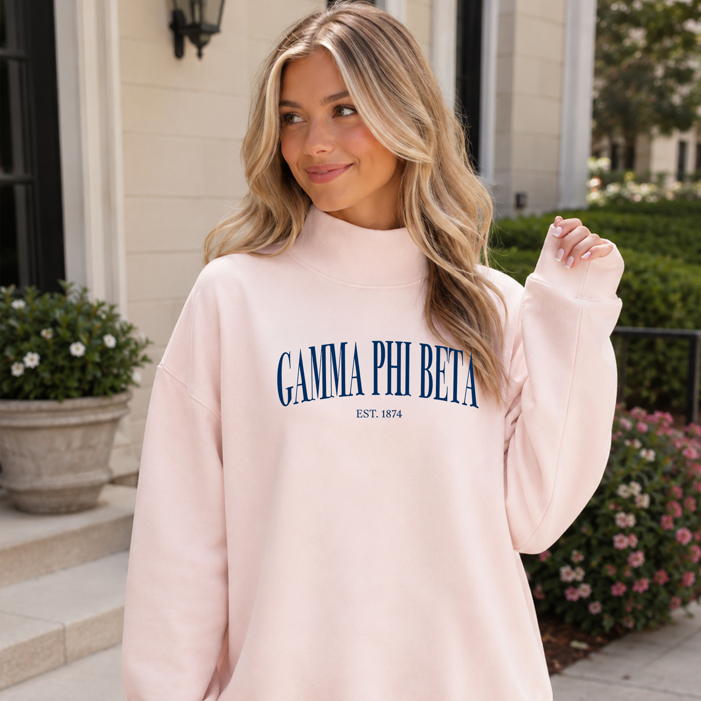 Gamma Phi Beta Signature Mockneck