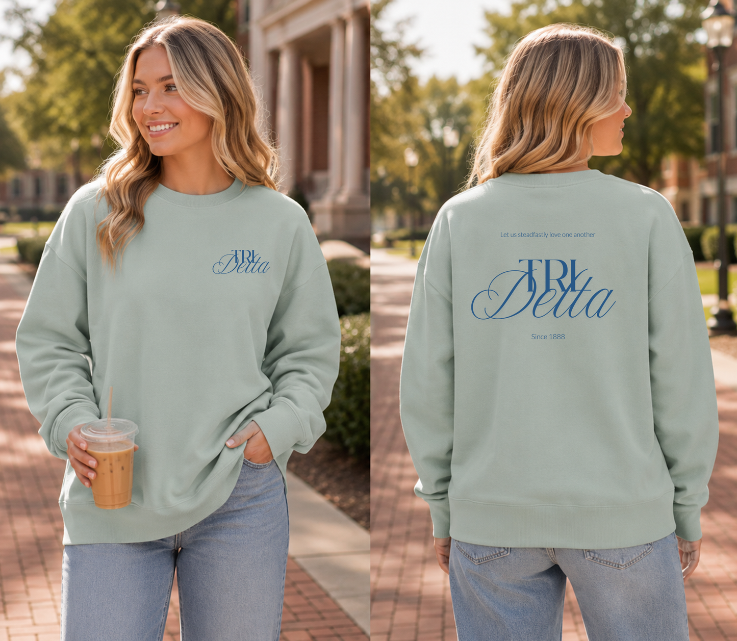 Tri Delta Classic Crewneck