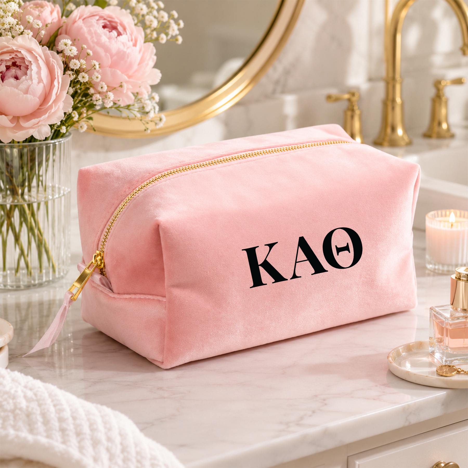 Kappa Alpha Theta Luxe Cosmetic Case