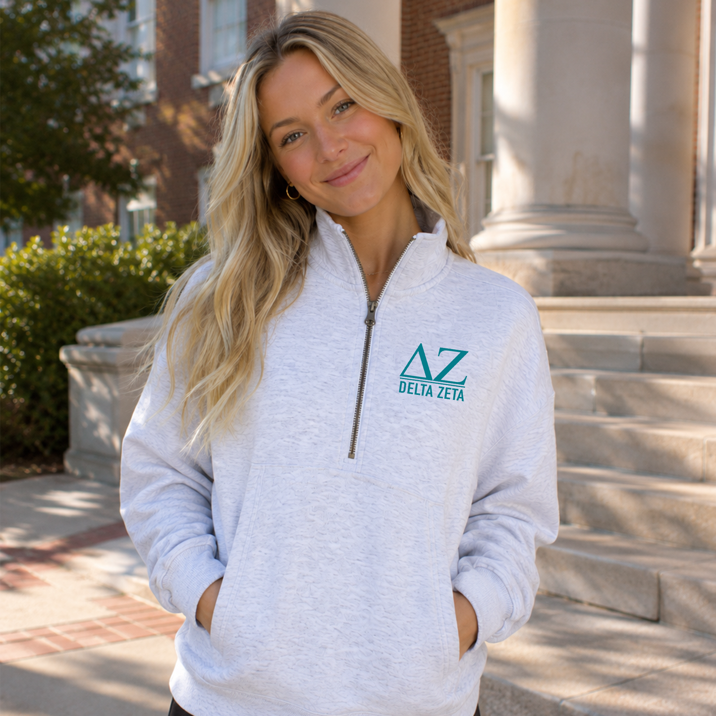 Delta Zeta Campus Quarter Zip